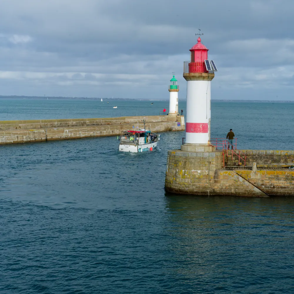 Entrée du Port de l'île de Groix