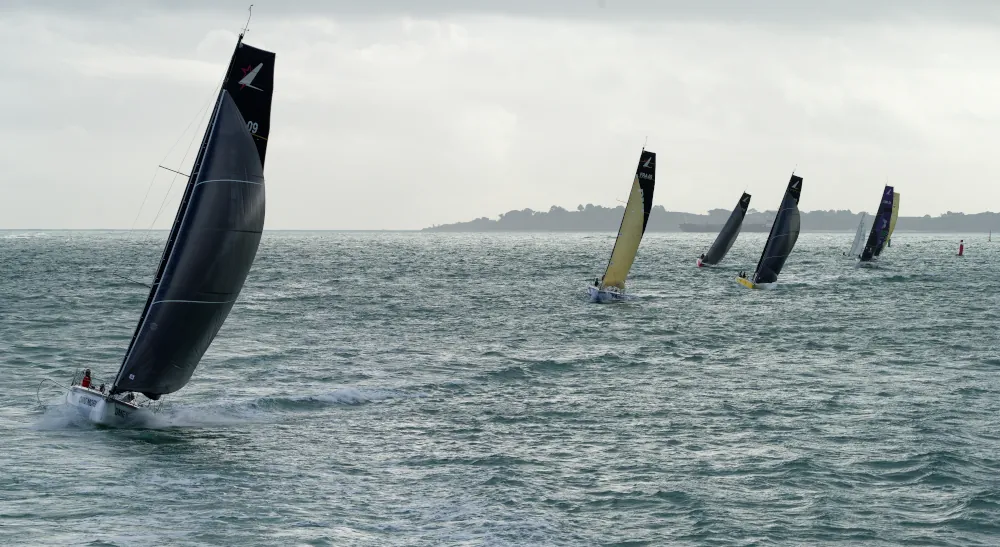 Régate sur le retour de l'île de Groix